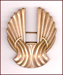 JOSEFF ART DECO STYLE WINGS PIN