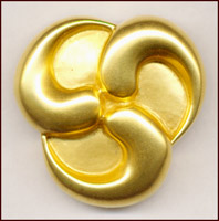 ROBERT LEE MORRIS GOLD TONE SWIRL PIN 