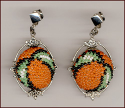 COLORFUL SEED BEAD EARRINGS